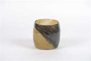 Glasvase, Windlicht Ø18x H17cm, mocha Glasvase, Windlicht Ø18x H17cm, mocha