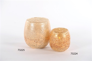 Glasvase, Schiuma di mare - Ø10x H19cm, gold Glasvase, Schiuma di mare - Ø10x H19cm, gold