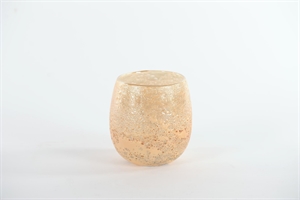 Glasvase, Schiuma di mare - Ø13x H13.5cm, gold Glasvase, Schiuma di mare - Ø13x H13.5cm, gold