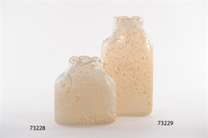 Glasvase, Schiuma di mare - L15x 10x H33.5cm, gold Glasvase, Schiuma di mare - L15x 10x H33.5cm, gold