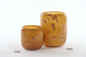 Glasvase, Harvest - Ø18x H22cm, gold Glasvase, Harvest - Ø18x H22cm, gold