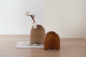 Glasvase, Dusky - Ø8x H7.5cm, braungold Glasvase, Dusky - Ø8x H7.5cm, braungold