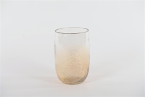 Glasvase, Golden day Ø14 xH22cm, gold/klar Glasvase, Golden day Ø14 xH22cm, gold/klar