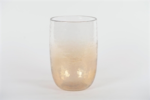 Glasvase, Golden day Ø18 xH28cm, gold/klar Glasvase, Golden day Ø18 xH28cm, gold/klar