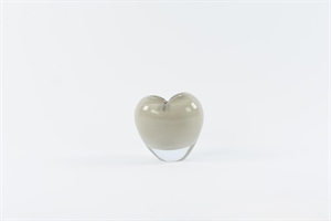 Glasvase, Votiv - mundgeblasen Ø17x 11.5x H16cm, beige Glasvase, Votiv - mundgeblasen Ø17x 11.5x H16cm, beige