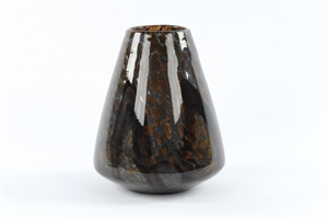 Glasvase, Night - mundgeblasen Ø22x H27.5cm, brown Glasvase, Night - mundgeblasen Ø22x H27.5cm, brown
