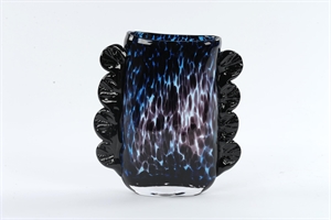 Glasvase, Salamander Ø24.9x 8.6x H27cm, blue Glasvase, Salamander Ø24.9x 8.6x H27cm, blue