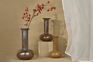 Glasvase, Magic - 17.4x H28.5cm, lusterbrown Glasvase, Magic - 17.4x H28.5cm, lusterbrown