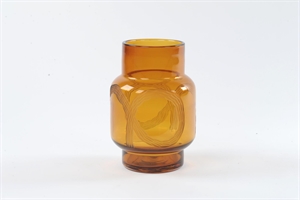 Glasmann, Pumpkin Ø18.2x H26.3, red gold Glasmann, Pumpkin Ø18.2x H26.3, red gold