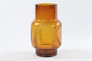 Glasmann, Pumpkin Ø21x H35.2, red gold Glasmann, Pumpkin Ø21x H35.2, red gold