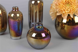 Kugelvase, Glanz - Ø10x H10cm, coco Kugelvase, Glanz - Ø10x H10cm, coco