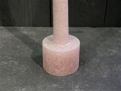 Kerzenständer, Paraffin 4.5x 6cm, rose*