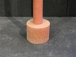 Kerzenständer, Paraffin 4.5x 6cm, koralle Kerzenständer, Paraffin 4.5x 6cm, koralle