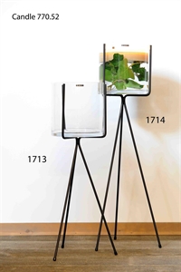 Ständer metall, 80cm (f. Windlicht), schwarz Ständer metall, 80cm (f. Windlicht), schwarz