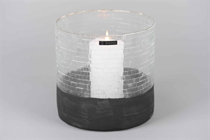 Windlicht, Wall of Ø20x H20cm, glass* Windlicht, Wall of Ø20x H20cm, glass*