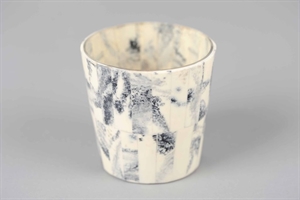 Votiv, Mosaico conica Ø9.5x H9.5cm, creme Votiv, Mosaico conica Ø9.5x H9.5cm, creme