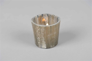 Votiv, Mosaico conica Ø6.5x H6.5cm, dgrau Votiv, Mosaico conica Ø6.5x H6.5cm, dgrau