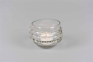 Votiv, Glas sphärisch Ø8x H8cm, glassy