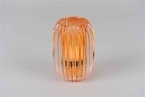 Votiv, Joli sphärisch Ø9.4x H13cm, orange Votiv, Joli sphärisch Ø9.4x H13cm, orange