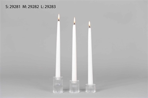 Kerzenständer, Ruffles Ø5x H4cm, glas Kerzenständer, Ruffles Ø5x H4cm, glas