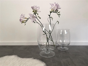 Windlicht, auf Fuss - Ritzy Ø19.5x H25cm, klar* Windlicht, auf Fuss - Ritzy Ø19.5x H25cm, klar*