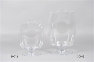 Windlicht, auf Fuss - Ritzy Ø22x H33cm, klar Windlicht, auf Fuss - Ritzy Ø22x H33cm, klar