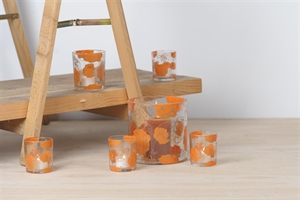 Votiv Windlicht, Poppy Ø7x H8cm, gold Votiv Windlicht, Poppy Ø7x H8cm, gold