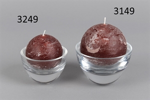 KerzenSchale, Glas Ø10x H7cm, klar