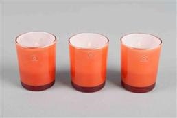 Votiv, Glas - 5.5x 6.5cm, orange Votiv, Glas - 5.5x 6.5cm, orange
