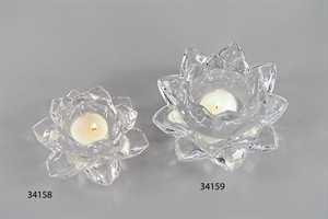 Teelichthalter, Lumiére - Ø12x H5cm, klar Teelichthalter, Lumiére - Ø12x H5cm, klar