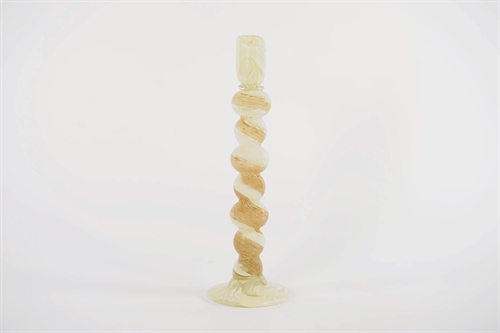 Kerzenständer, Colortwist - Ø11.5x H34cm, beige/white Kerzenständer, Colortwist - Ø11.5x H34cm, beige/white