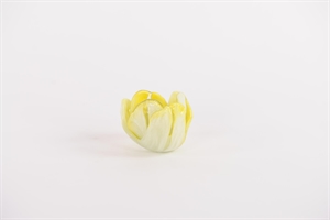 Teelichthalter, Tulipe - Ø11x H8.5cm, gelb Teelichthalter, Tulipe - Ø11x H8.5cm, gelb