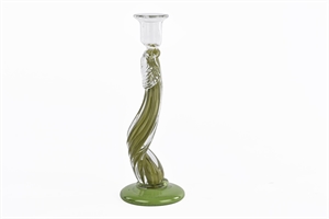 Kerzenständer, Greenery - Ø10.7x H30.1cm, grün Kerzenständer, Greenery - Ø10.7x H30.1cm, grün