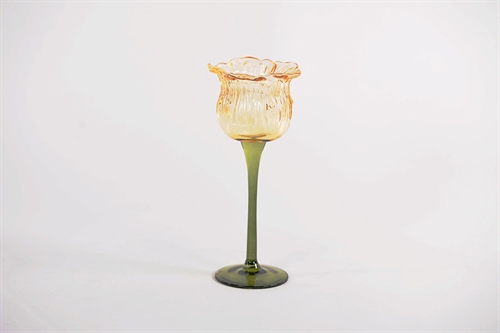 Teelichthalter, Floral light - Ø10x H22.5cm, gelb Teelichthalter, Floral light - Ø10x H22.5cm, gelb