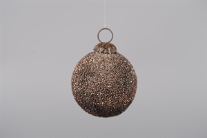Kugel, Crinckle Ø7.5cm, cooper Kugel, Crinckle Ø7.5cm, cooper