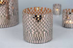 Windlicht, Belle verre Ø15x H15cm, cuivré* Windlicht, Belle verre Ø15x H15cm, cuivré*