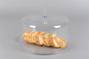 Glasschale, mit Glocke Ø28x H22.5cm, klar* Glasschale, mit Glocke Ø28x H22.5cm, klar*