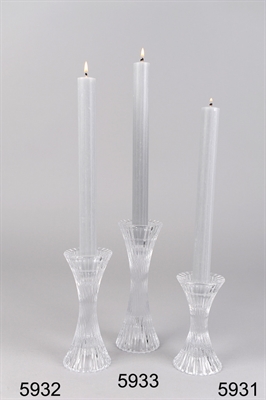 Kerzenständer, Tama Ø7 x H20cm, klarglas