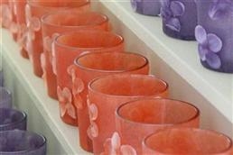 Votiv, Salmon - 5x 6.5cm, orange Votiv, Salmon - 5x 6.5cm, orange