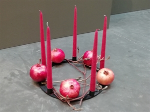 Kerzenständer, metal - rund Ø 34cm, black Kerzenständer, metal - rund Ø 34cm, black