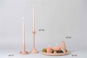 Kerzenständer, Alu Ø10 x H10.5cm, skin tone