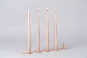 Kerzenständer, für 4 Kerzen L36x 3.5x H2.5cm, skin