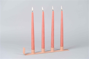 Kerzenständer, für 4 Kerzen L36x 3.5x H2.5cm, orange