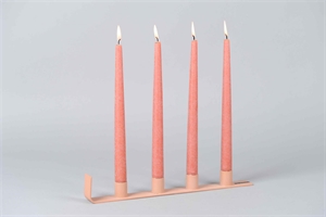 Kerzenständer, für 4 Kerzen L36x 3.5x H2.5cm, orange Kerzenständer, für 4 Kerzen L36x 3.5x H2.5cm, orange