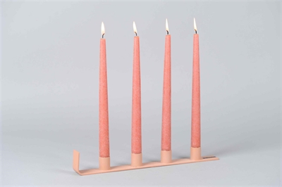 Kerzenständer, für 4 Kerzen L36x 3.5x H2.5cm, orange
