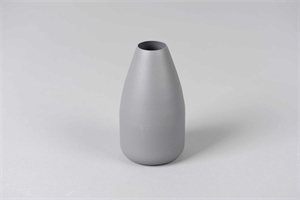 Metallvase, Alu Ø7 x H12.5cm, grau tone Metallvase, Alu Ø7 x H12.5cm, grau tone