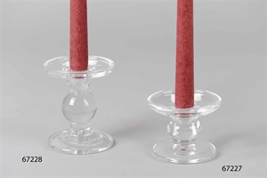 Kerzenständer, auf Fuss Olleke Ø9.2x H7.3cm, glas