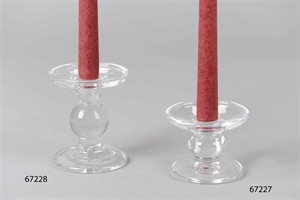 Kerzenständer, auf Fuss Olleke Ø9.2x H7.3cm, glas Kerzenständer, auf Fuss Olleke Ø9.2x H7.3cm, glas