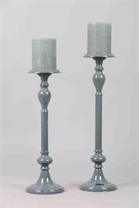 Kerzenständer, Spruzzi Set/2 - H49/56cm, grigi Kerzenständer, Spruzzi Set/2 - H49/56cm, grigi