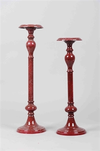 Kerzenständer, Spruzzi Set/2 - H49/56cm, borgogna Kerzenständer, Spruzzi Set/2 - H49/56cm, borgogna
